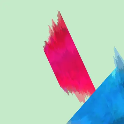 Hot Pink and Blue