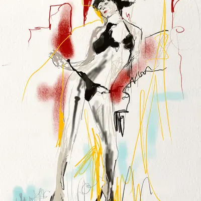 Study - Poolside Dancer