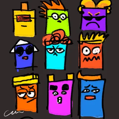 Original Crypto Pochi Sketch