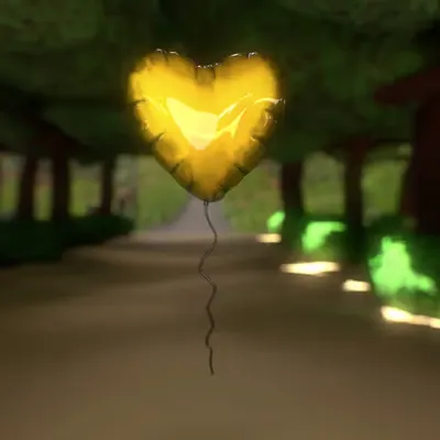 The Love Lane Yellow Balloon