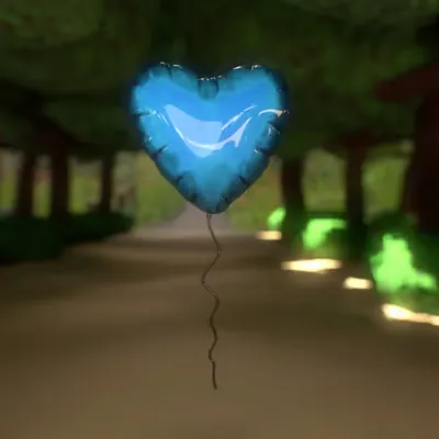 The Love Lane Blue Balloon
