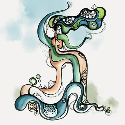 Head in the Clouds Feet on the Waves  - original