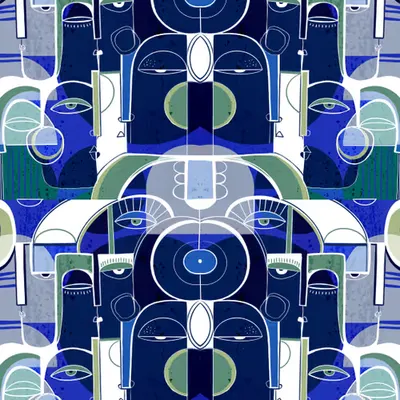 Dwellers In Blue
