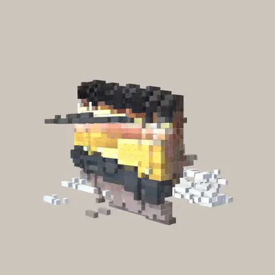 Voxel Hug #7