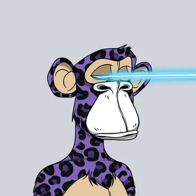 Purple Leopard Ape II - Lasers