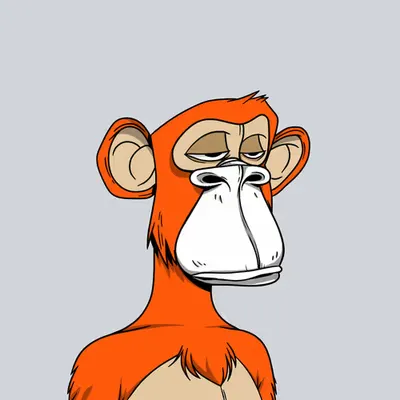 Orange Ape II - Bored