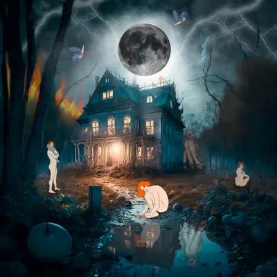 ONE GIRL ONE MORE GIRL AND ONE MOON #1/10