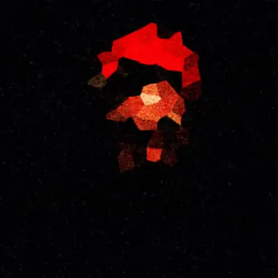 Floating in space