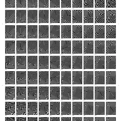 100 Papercut Artworks Poster