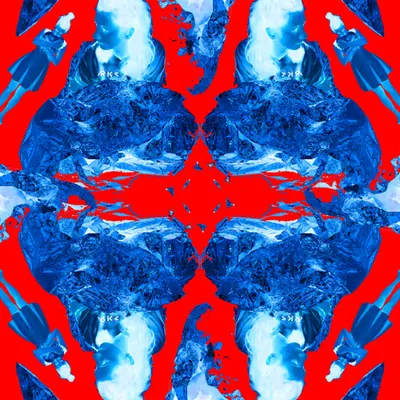 Anna RED & BLUE Triptic Series