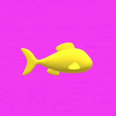 Golden Fish Says - "Catch Me If You Can"