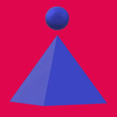 Mysterious Blue Pyramid