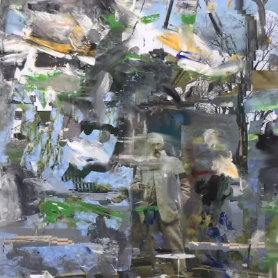 Claude Monet in a Digital Drone Landscape