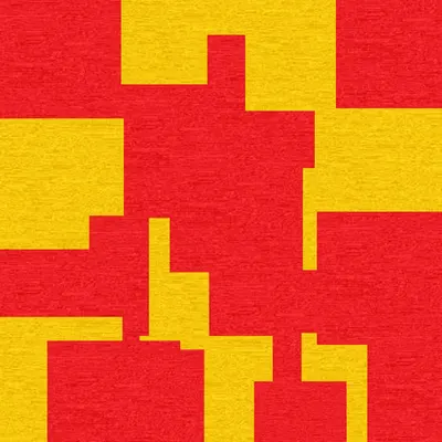Digital Abstract Art Red & Yellow
