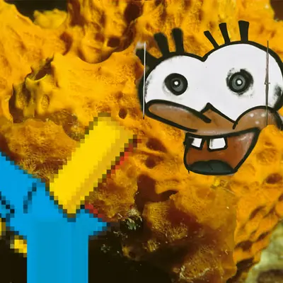 Spangebib Bartpant