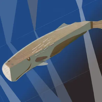 Timber Art Whale