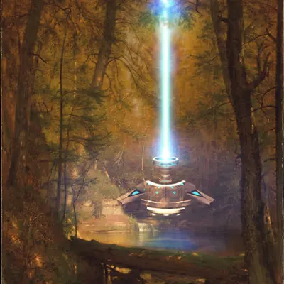TIME MACHINE - The Trout Pool, 1870