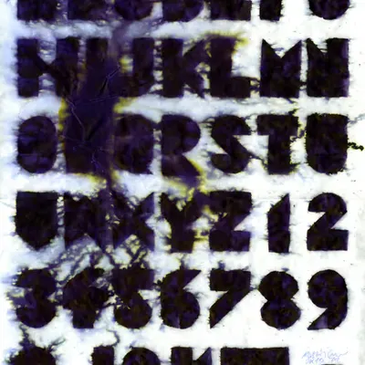 Compact Font with Rain Intervention
