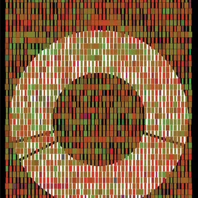 Seed Phrase Words Visualization RGBCVS Black Edit.